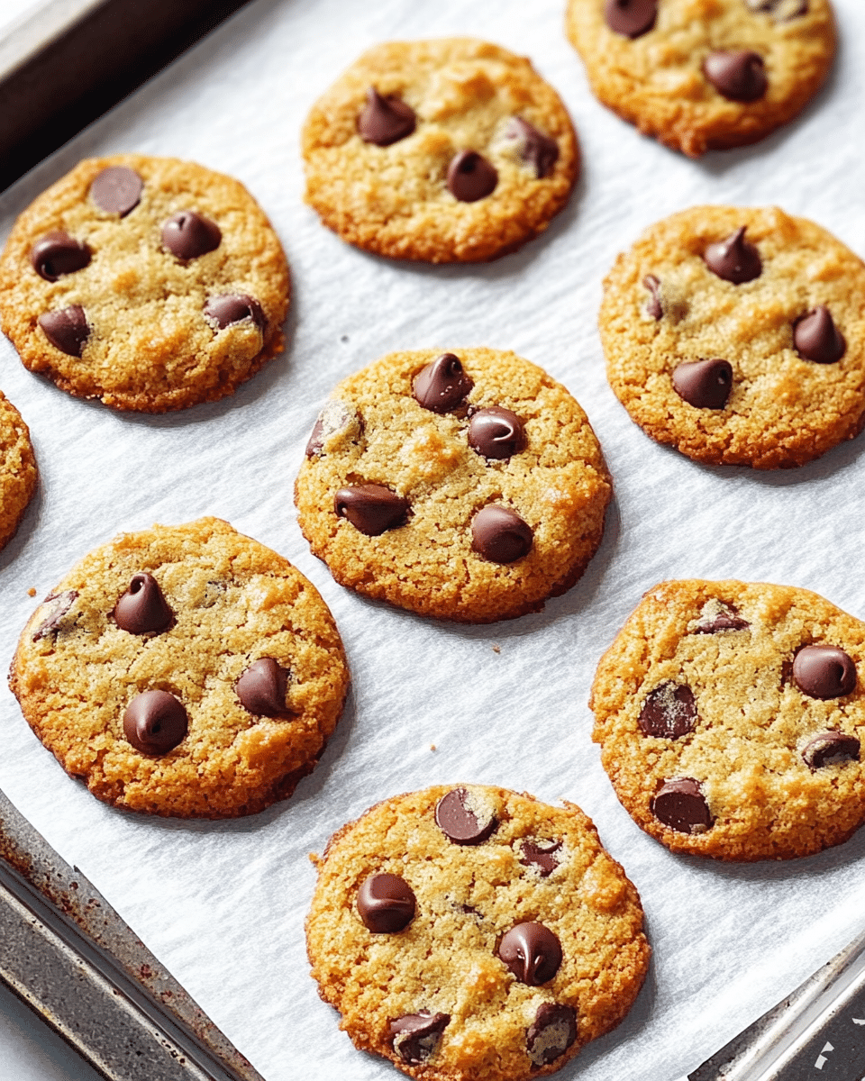Almond Flour Chocolate Chip Cookies