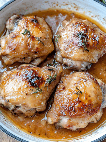 Apple Cider Chicken Thighs