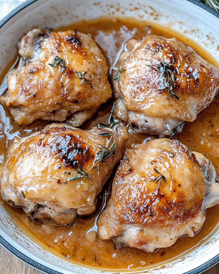 Apple Cider Chicken Thighs