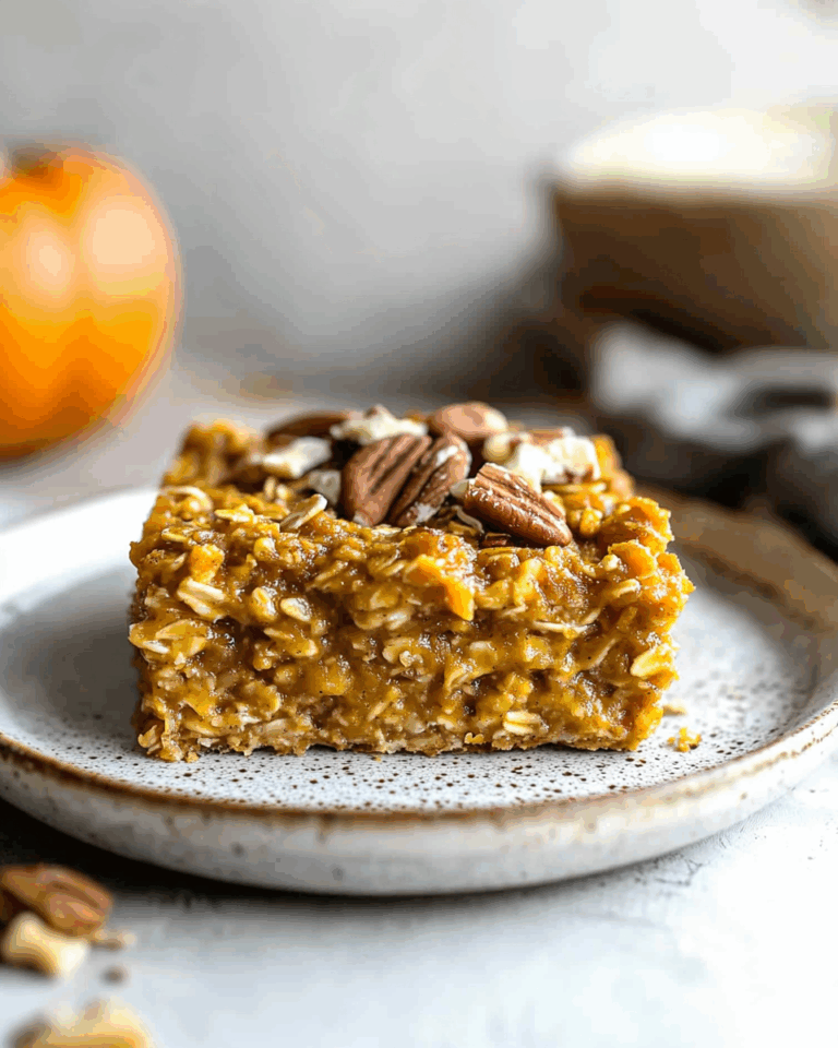 Baked Pumpkin Oatmeal