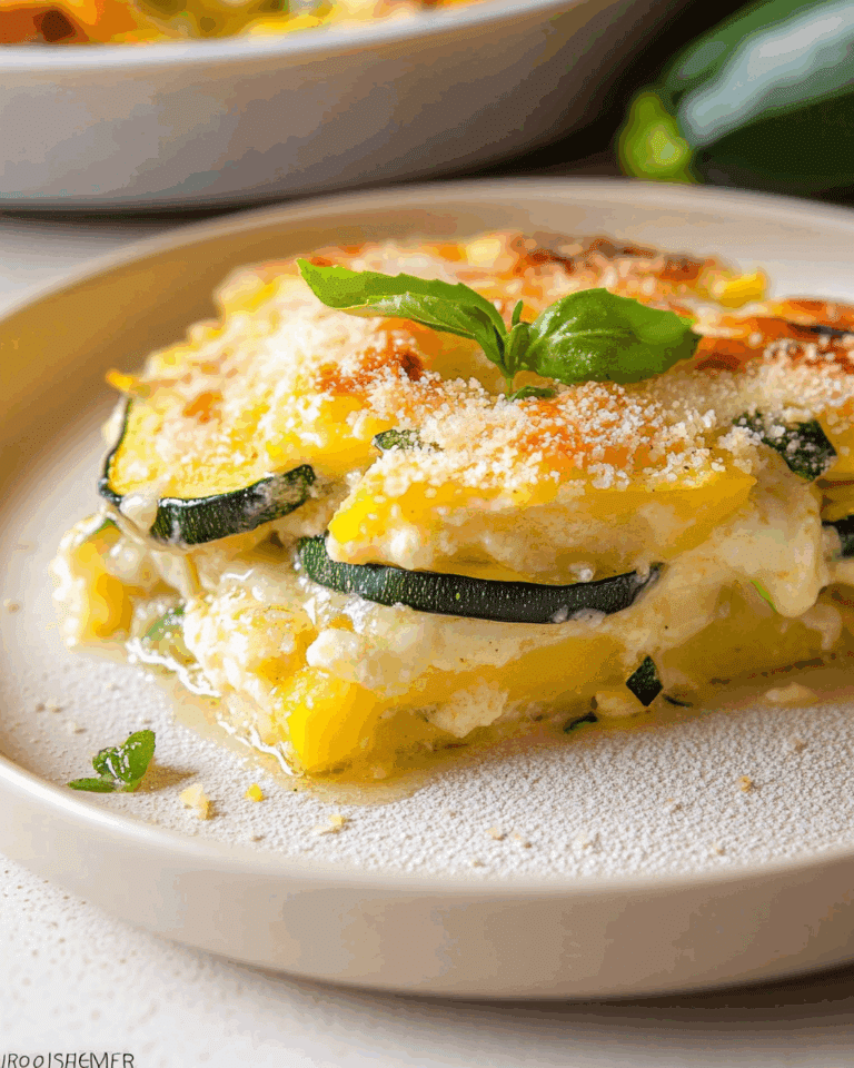 Baked Zucchini Squash Casserole