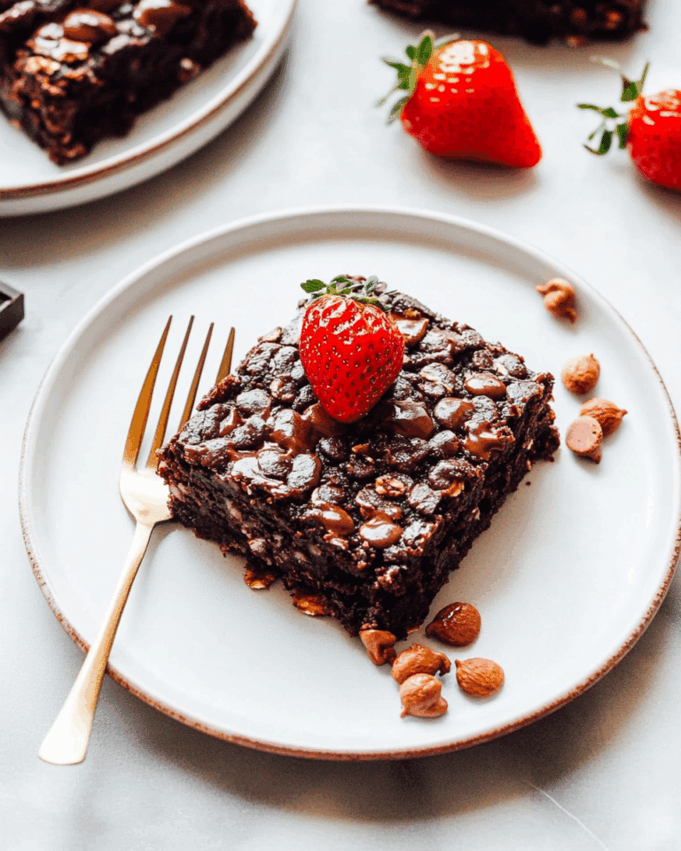 Brownie Chocolate Baked Oats