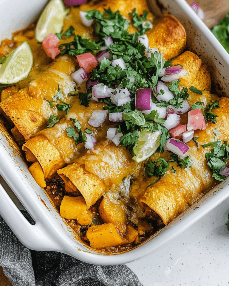 Easy Butternut Squash Enchiladas