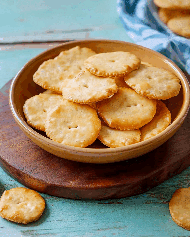 Buttery Homemade Ritz Crackers