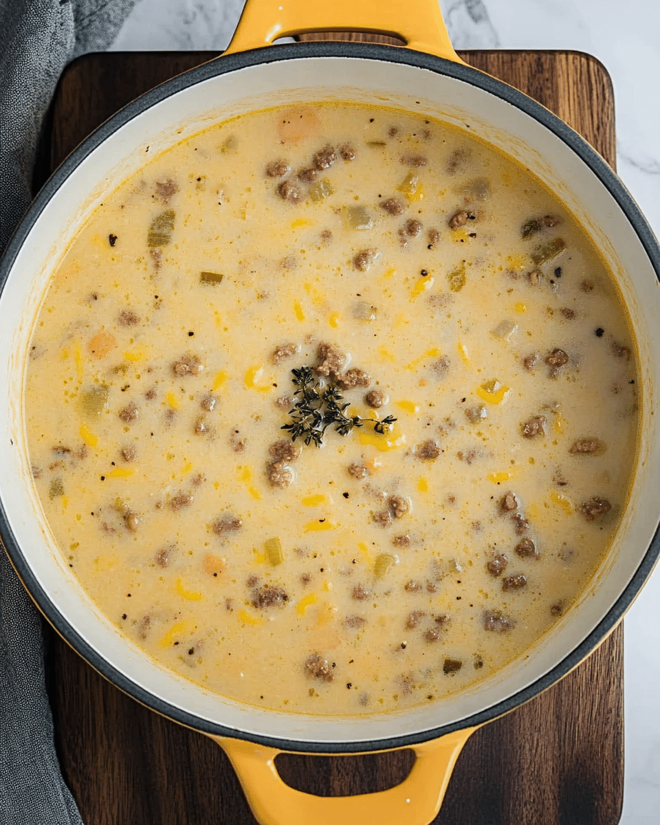 Cheeseburger Soup