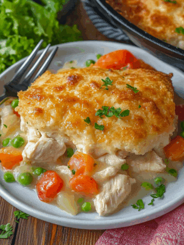 Chicken Cobbler Casserole