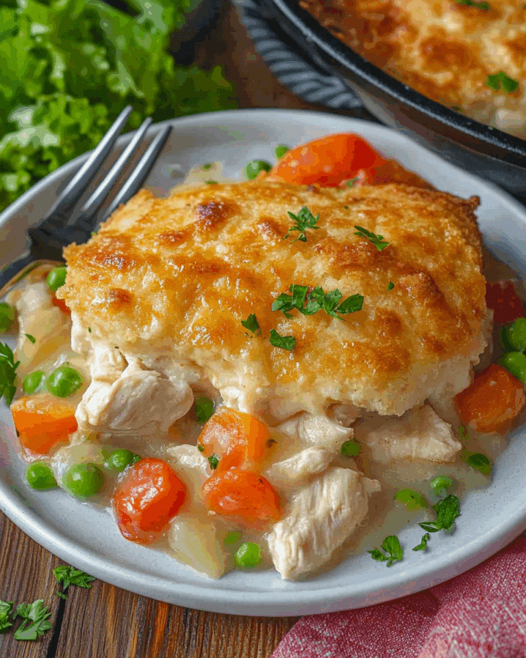Chicken Cobbler Casserole
