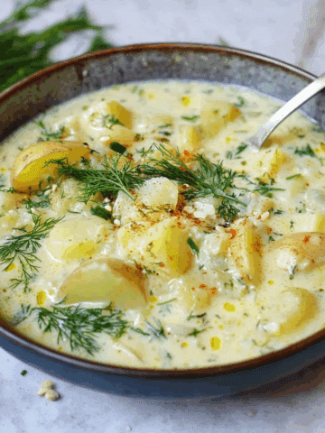 Chunky Potato Dill Soup