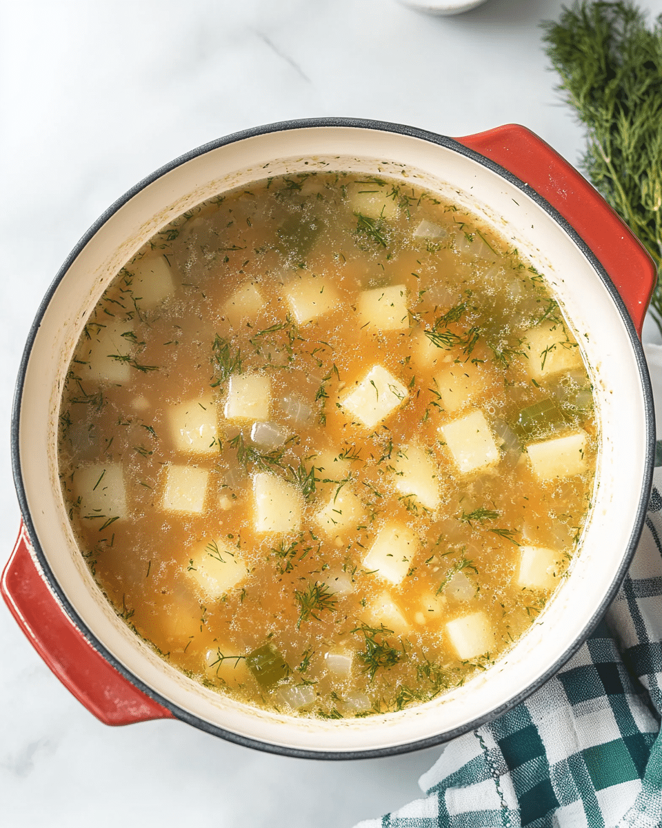 Chunky Potato Dill Soup