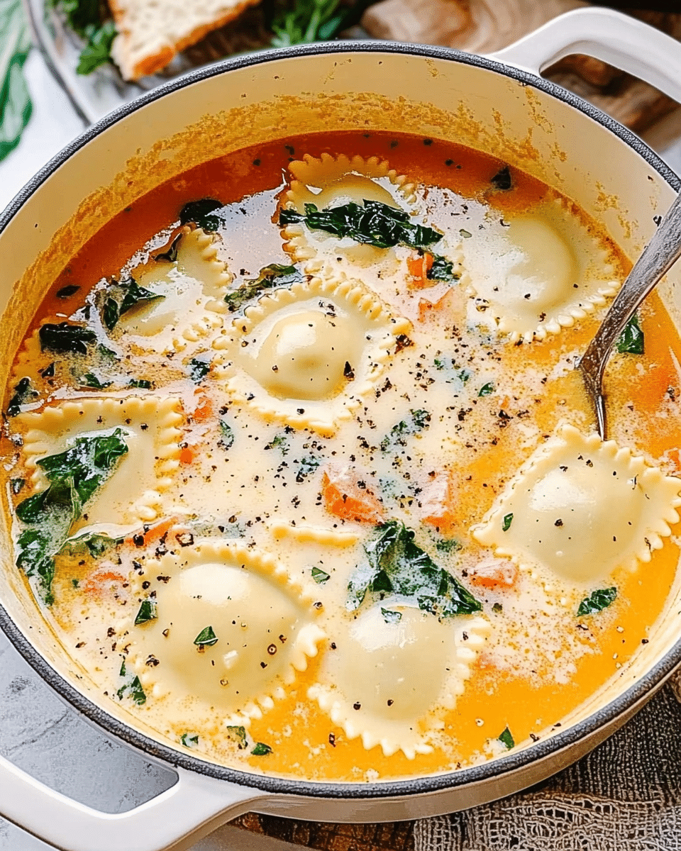 Creamy Ravioli Soup