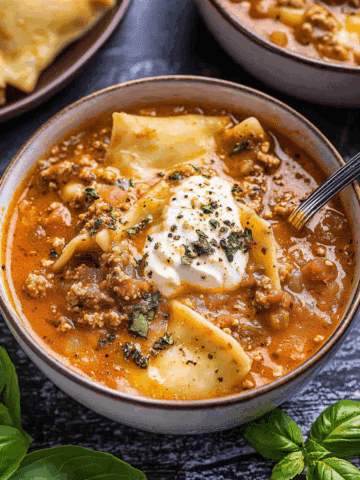 Crockpot Lasagna Soup