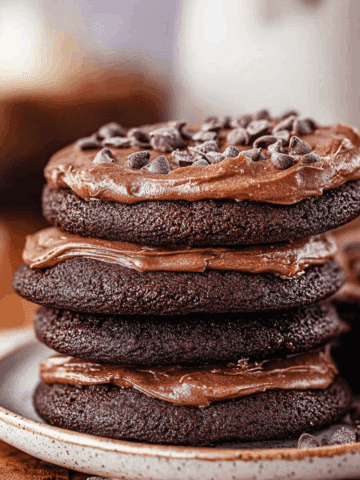 Frosted Chocolate Cookies