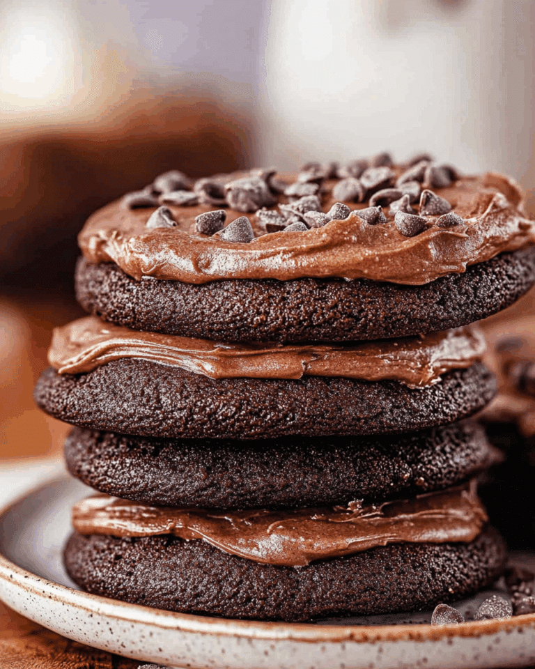 Frosted Chocolate Cookies