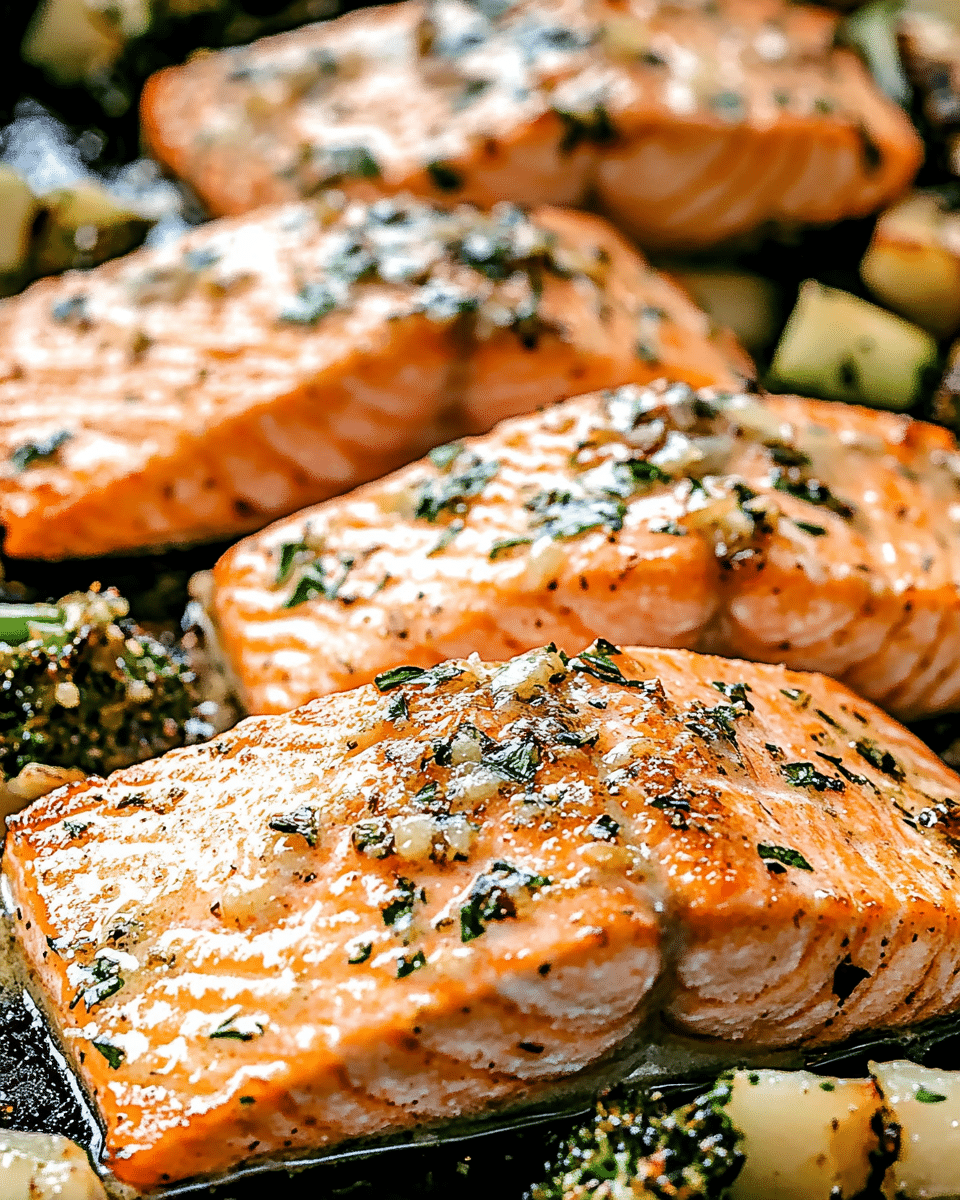 Garlic Butter Baked Salmon