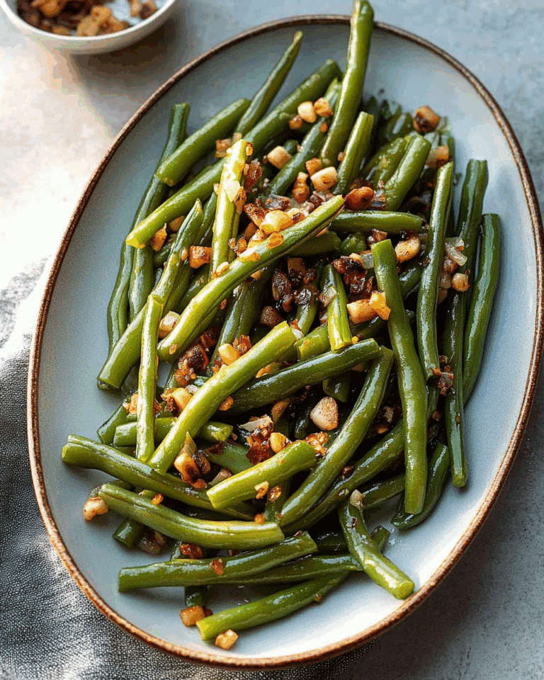 Garlic Sesame Green Beans