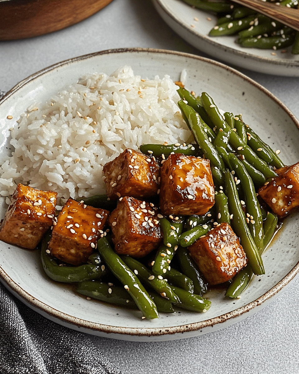Garlic Sesame Green Beans