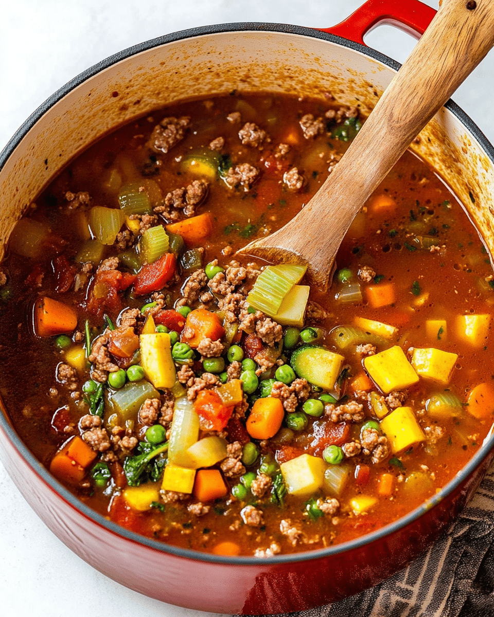 Hamburger Vegetable Soup