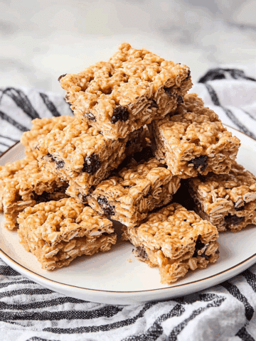 No Bake Rice Krispies Granola Bars