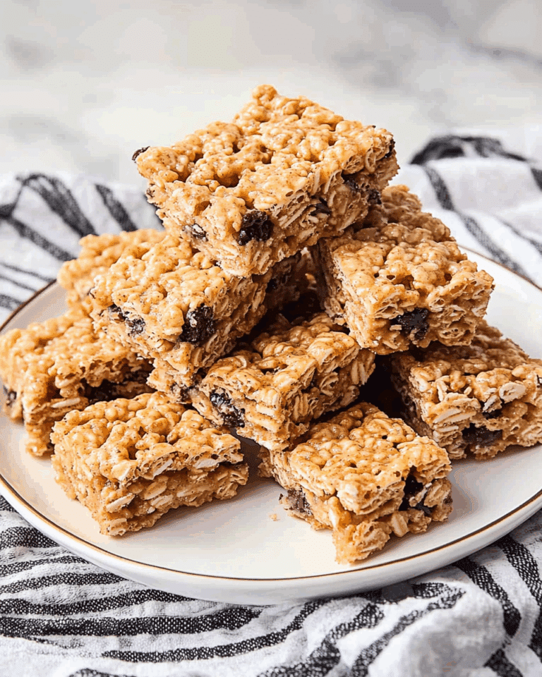No Bake Rice Krispies Granola Bars