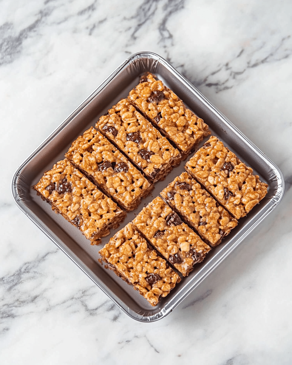 No Bake Rice Krispies Granola Bars