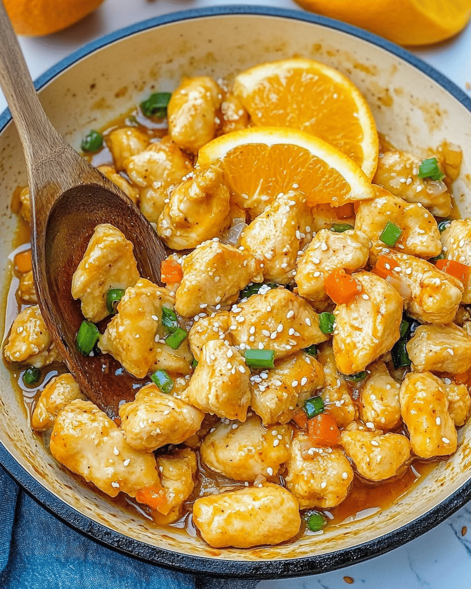 Easy Orange Chicken Skillet