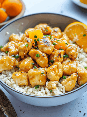 Easy Orange Chicken Skillet