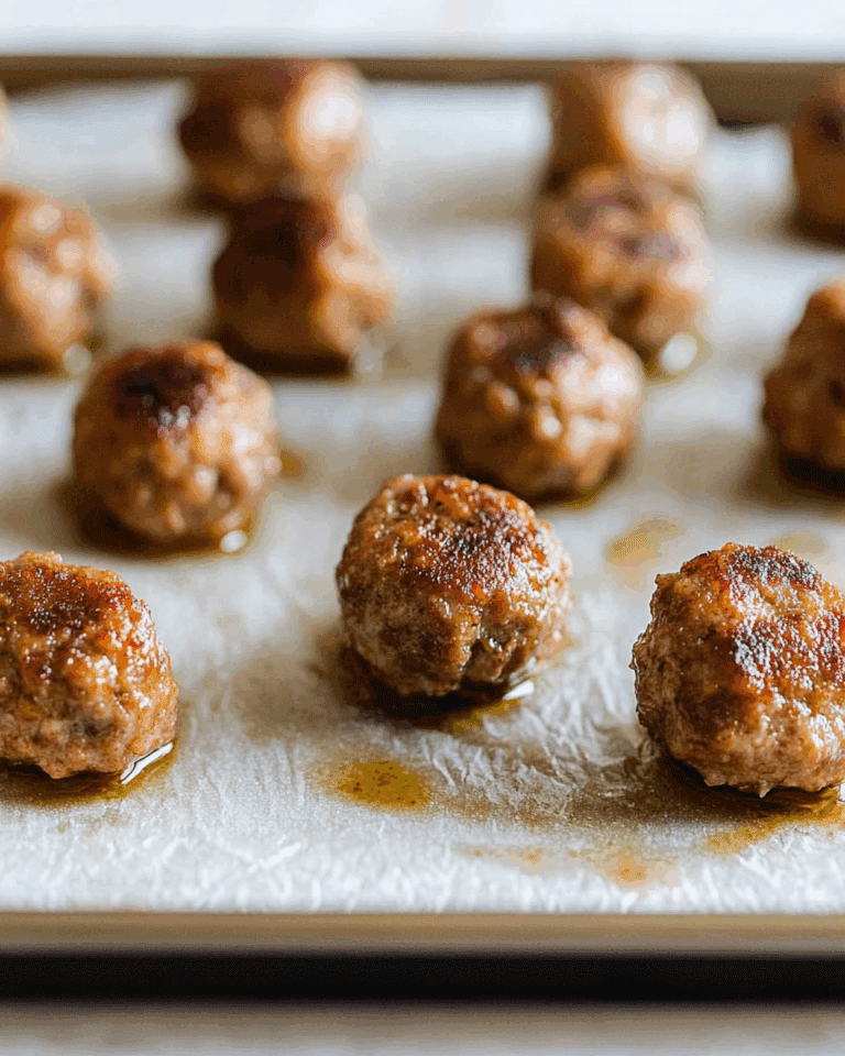 Oven Baked Meatballs
