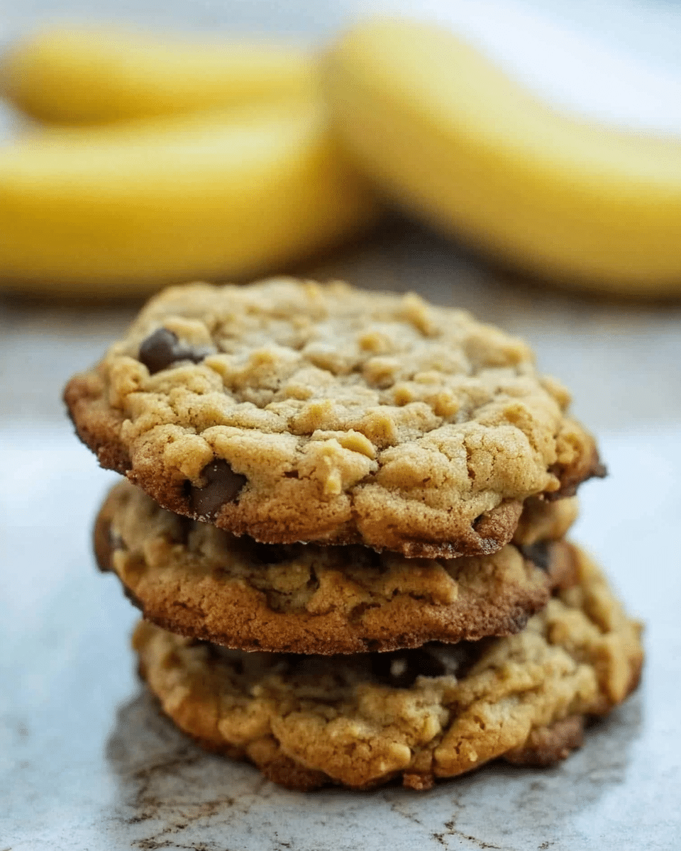 Peanut Butter Banana Cookies