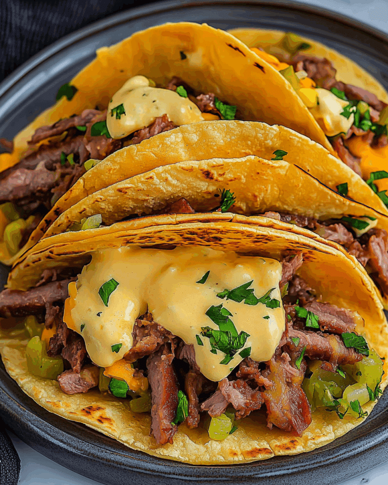 Philly Cheesesteak Tacos
