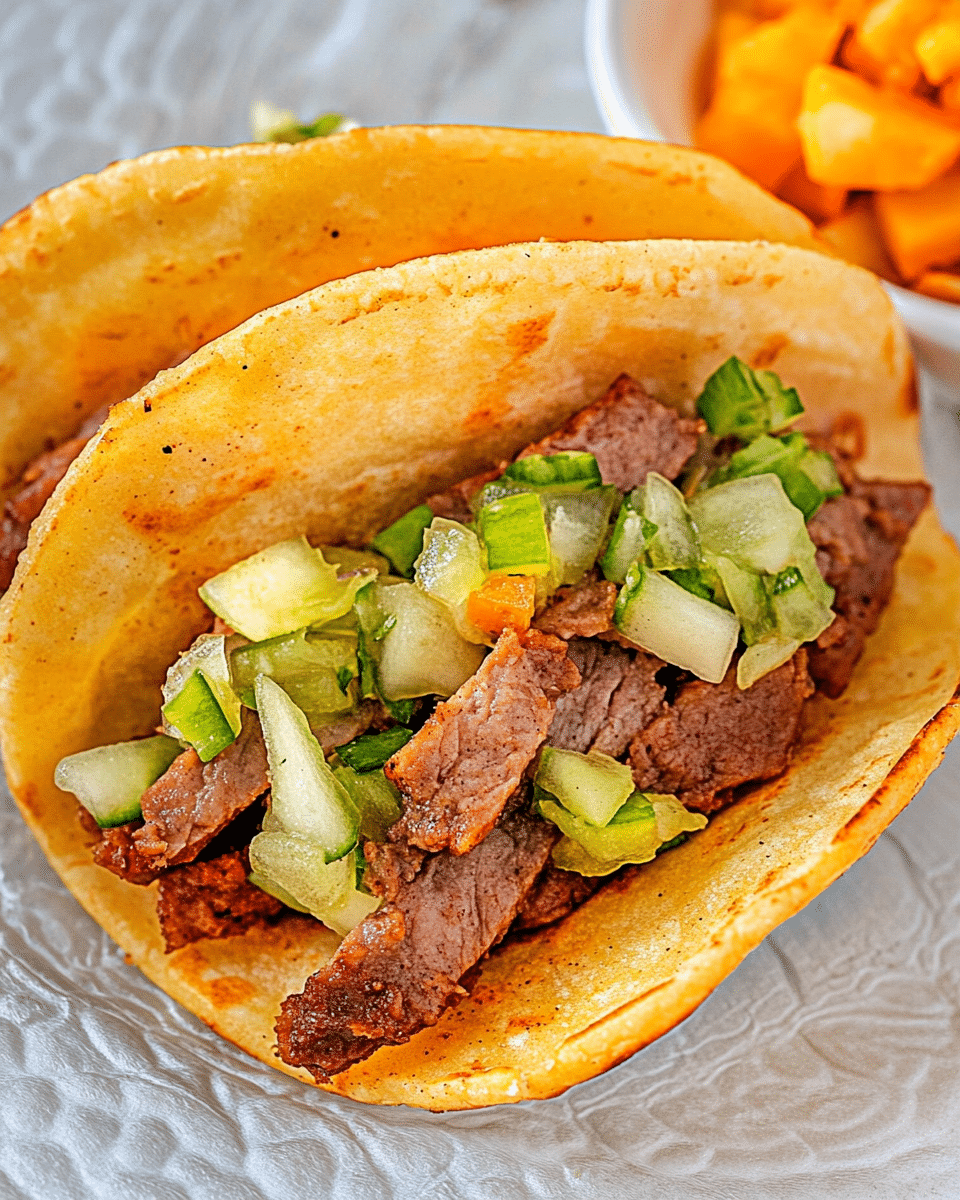 Philly Cheesesteak Tacos