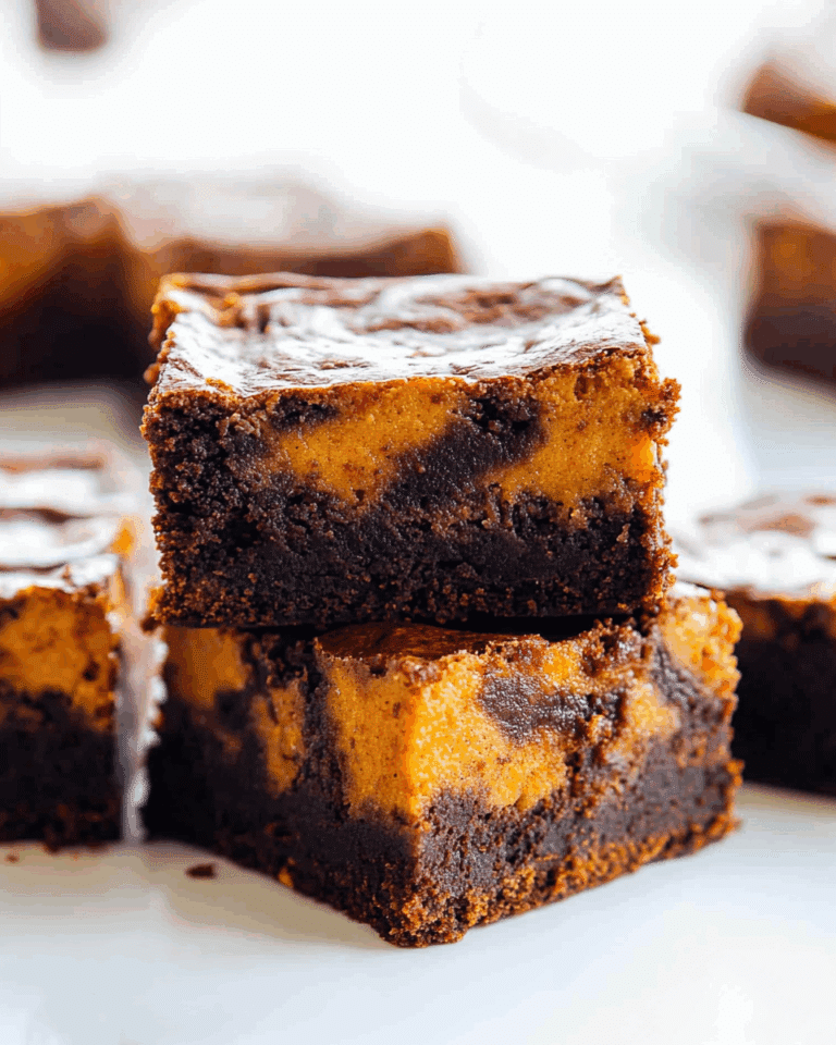pumpkin cheesecake swirl brownies