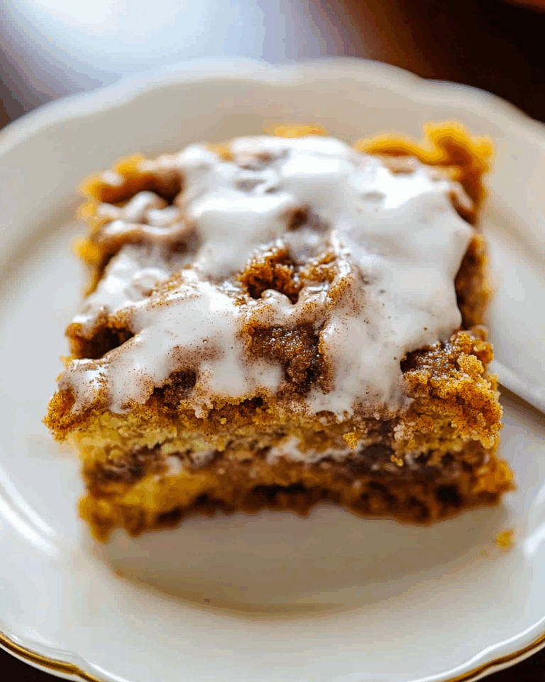 Pumpkin Cinnamon Roll Cake