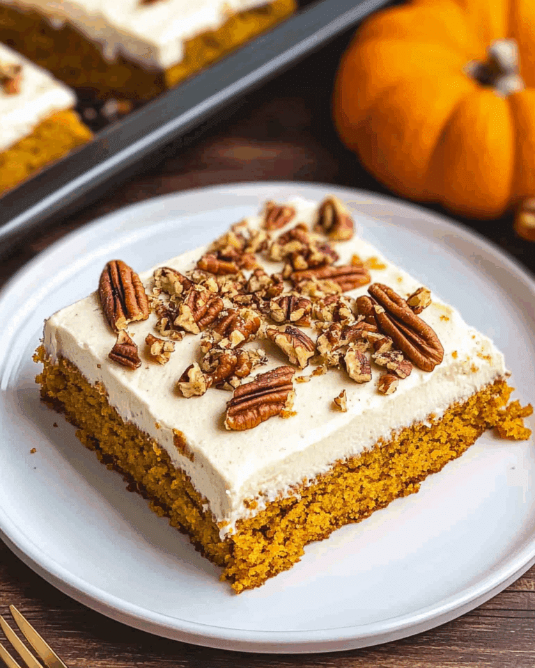 Pumpkin Sheet Cake