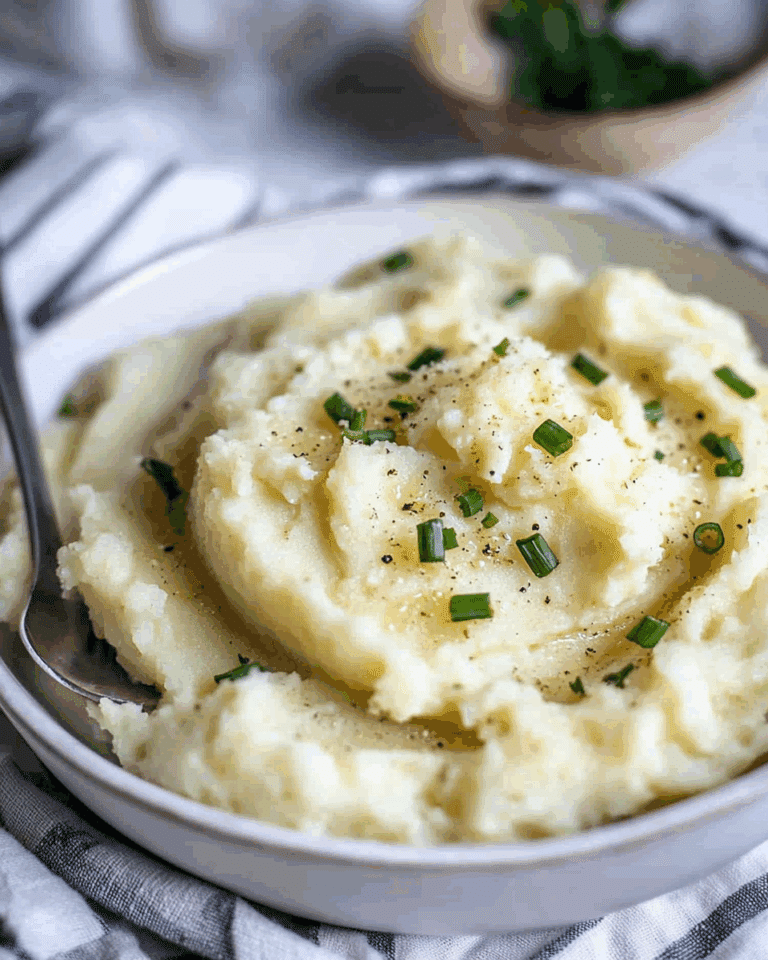 Roasted Garlic Cauliflower Mashed Potatoes