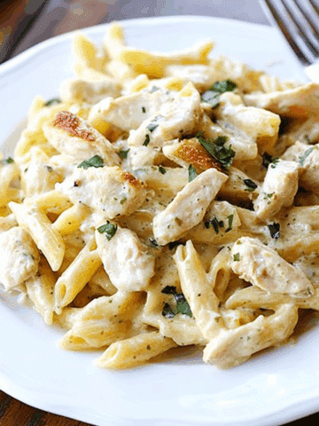 Salsa Verde Chicken Pasta
