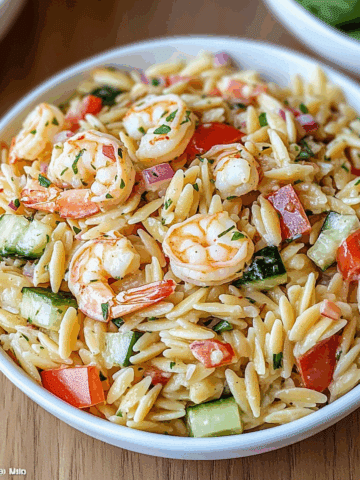 Shrimp Orzo Pasta Salad