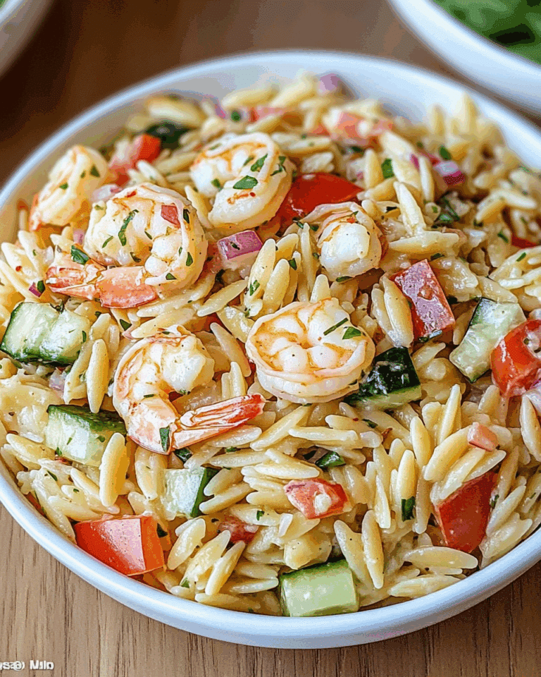 Shrimp Orzo Pasta Salad