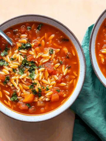 Tomato Orzo Soup