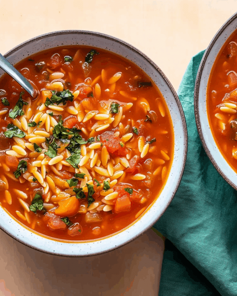 Tomato Orzo Soup