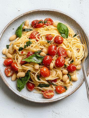 Tuscan White Bean Pasta