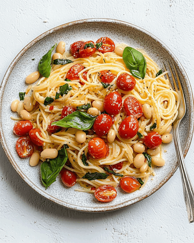Tuscan White Bean Pasta