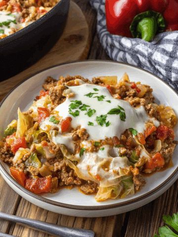 Unstuffed Cabbage Roll Skillet