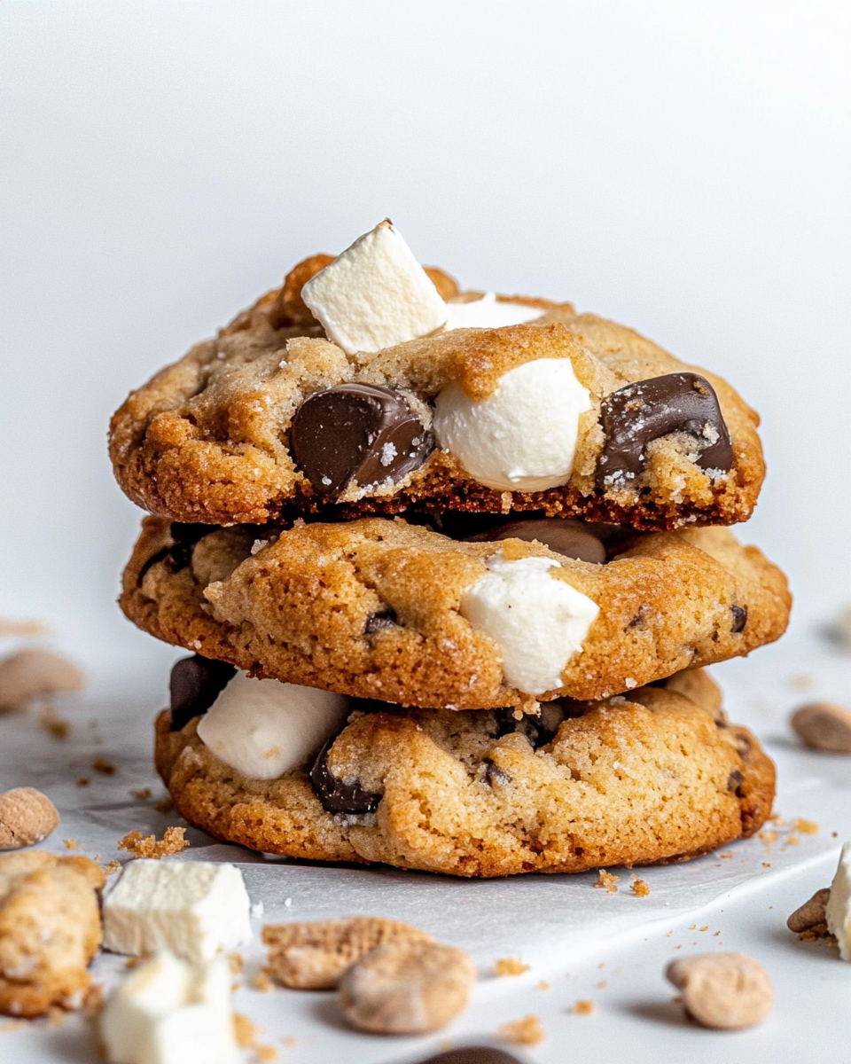 Vegan S mores Cookies