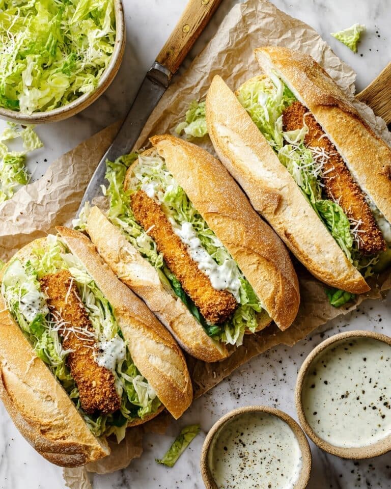 Chicken Caesar Sandwiches Recipe