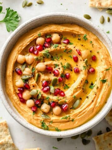 Roasted Sweet Potato and Chickpea Hummus (Dairy-Free) Recipe