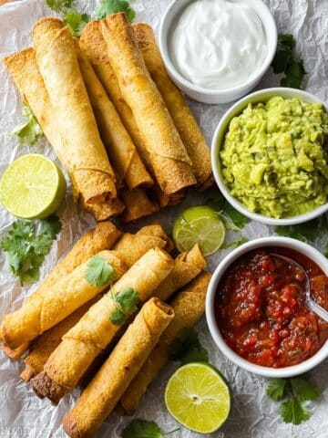 Crispy Baked Chicken Taquitos Recipe