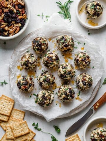 Cranberry Pecan Goat Cheese Balls Recipe