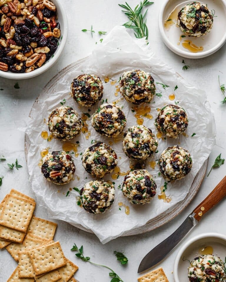 Cranberry Pecan Goat Cheese Balls Recipe