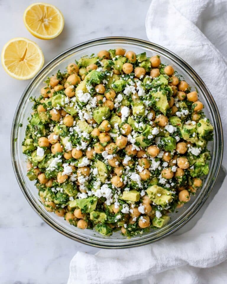 Avocado Chickpea Salad Recipe
