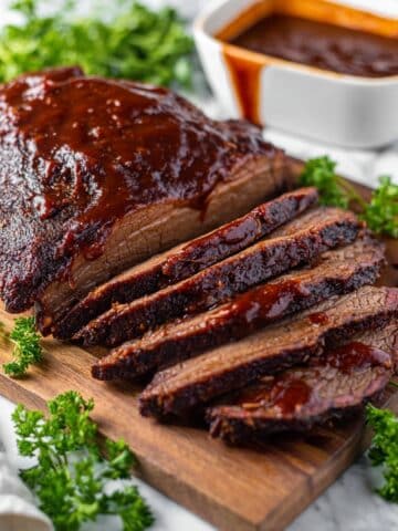 Slow Cooker Beef Brisket with BBQ Sauce Recipe